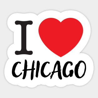 I love chicago Sticker